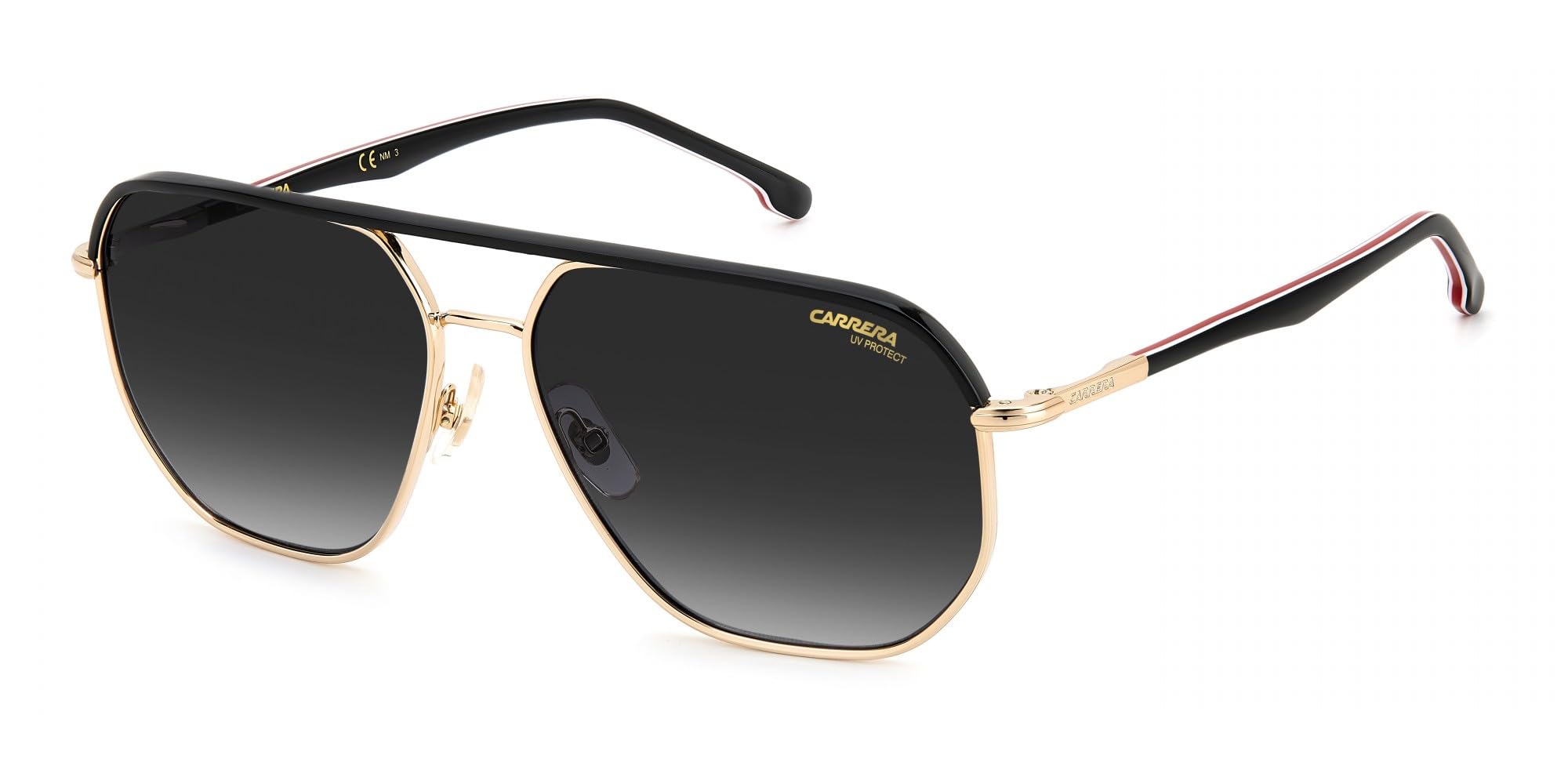Carrera 304/S Gold striped black 59/15/145 MAN Sunglasses