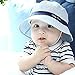Marca west Unisex Baby Kid Child Toddler Boy Girl Infant Visor Sun Floppy Brim Protection Bucket Cap Hat - Blue