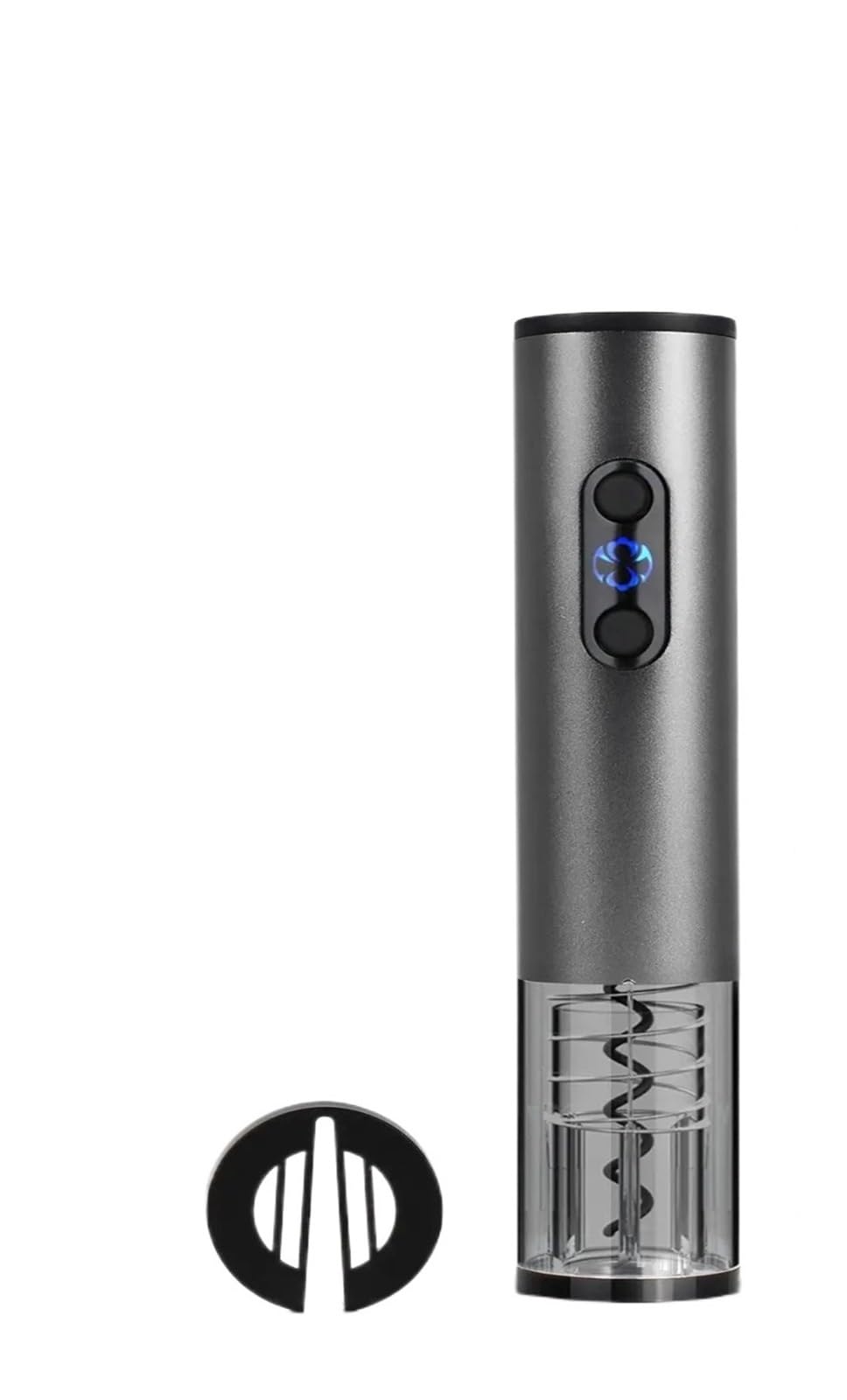 Tragbarer automatischer Weinflaschenöffner aus Metallrohr, intelligenter Korkenzieher(Pink)