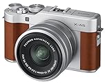 Fujifilm X-A5 Fotocamera digitale mirrorless con obiettivo XC15-45 mm F3.5-5.6 OIS PZ - Marrone