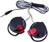 Ear Clip Headphones Wired - 3.5mm Ear Gaming Sports Earphones | Behind the Earbuds, Gym Training Earphones, Exercise Training Gym Ear Buds, Compatible with Various Phones