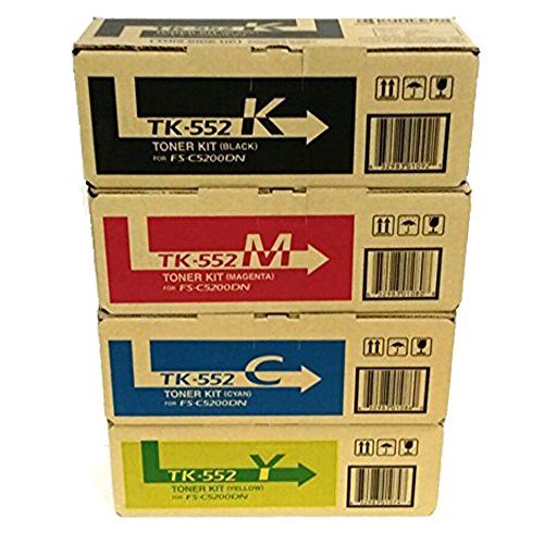 Cartouches Kyocera TK552 lot de 4 toner haute précision couleur