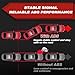 ABS Wheel Speed Sensor 2Pcs: Front Left & Right Compatible with Dodge 2009-20 Journey L4 2.4L,V6 3.6L/3.5L, 2008-14 Avenger V6 2.7L/3.5L/3.6L,L4 2.0L/2.4L,Chrysler 2007-10 Sebring L4 2.4L V6 2.7L/3.5L