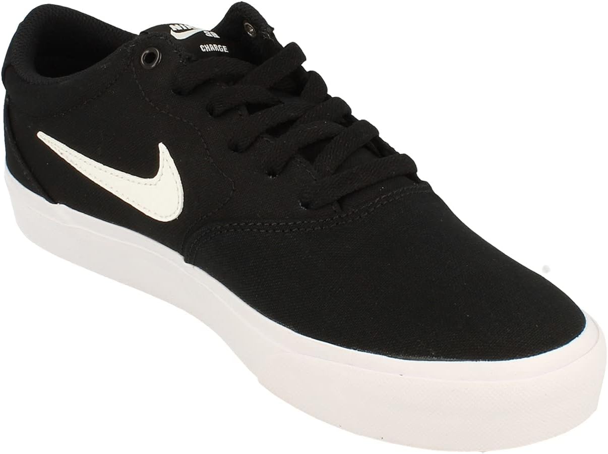 Nike SB Charge CNVS Mens Trainers CD6279 Sneakers Shoes (UK 7.5 US 8.5 EU 42, Black White 002)