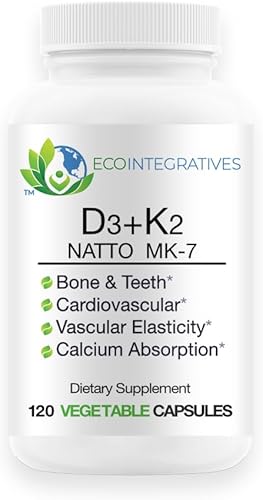 D3+K2 10,000IU D3 Colecalciferol 100mcg, MK7 Nattoquinasa Hueso, Neuromuscular, Cardiovascular e Inmune, Promueve la Homeostasis del Calcio, Libre