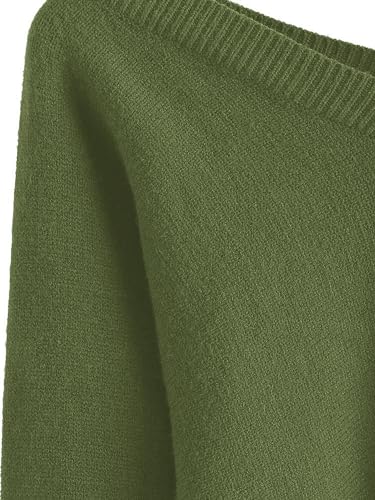 Image of ZAFUL Women's Cropped Sweater V-Neck Long Sleeve Pullover Jumper Knit Top | Crop Length, Ribbed Knit, Double V design, White sweater, Raglan sleeves, lantern sleeve, Fall & Winter, Loose fit, Oversized