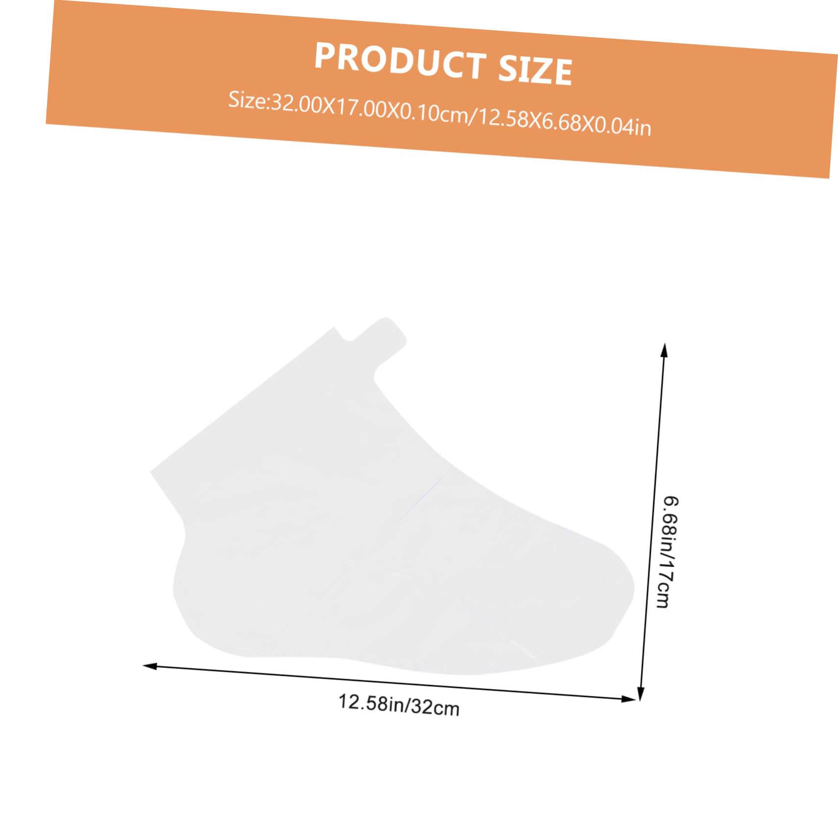 FOMIYES 1 Pack of Foot Hand Foot Mask for Dry Cracked Feet Oil-resistant Waterproof Breathable Comfortable Fit for Salon Home Use