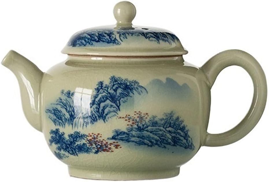 Ceramic Teapot Large Capacity 250ML Afternoon Tea Party Teapot Handmade Teapot Kung Fu Teapot Single Pot Tea Pot Ceramic