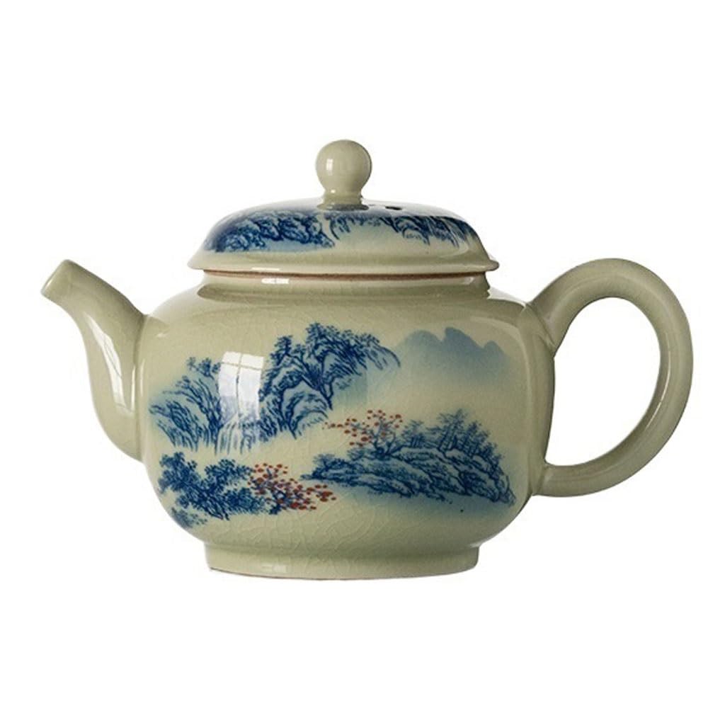 Théières Théière de Grande capacité 250ML for thé de l'après-midi, théière Kung Fu Faite à la Main, Pot Simple Theiere Fonte