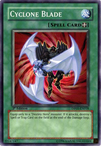 Amazon.com: YU-GI-OH! - Cyclone Blade (DP05-EN018) - Duelist Pack 5 Aster  Phoenix - 1st Edition