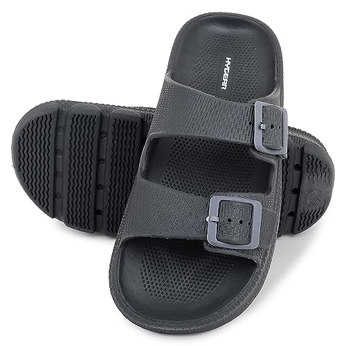 Image of Hygear Men's Zodiac EVA Slippers | Ultra Soft Cushion | Lightweight | Waterproof |Stylish | Anti-Skid | Comfortable Daily Wear Slippers for Men