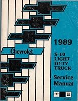 1989 Chevrolet and GMC S-10 Light Duty Truck Service Manual B003C2CMR2 Book Cover