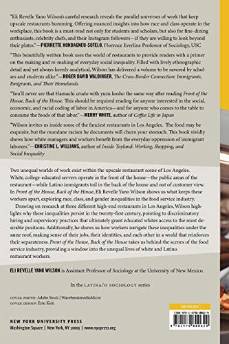 Front Of The House, Back Of The House: Race And Inequality In The Lives Of Restaurant Workers (Latina/O Sociology, 10) #TOP1