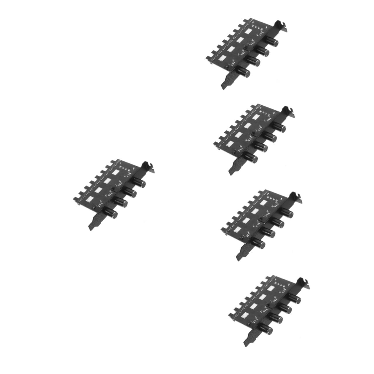 Gatuida 5stücke Fan Hub Pin Pc Lüfterverteilungsadapter Mit Stufenloser Geschwindigkeitsregelung Einfache Installation Und Präzise Luftstromkontrolle Für Optimale Kühlung Im Pc