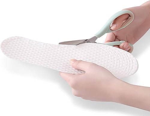 Miniatura 4 de 10 pares de plantillas transpirables y delgadas plantillas de longitud completa para zapatos, Blanco