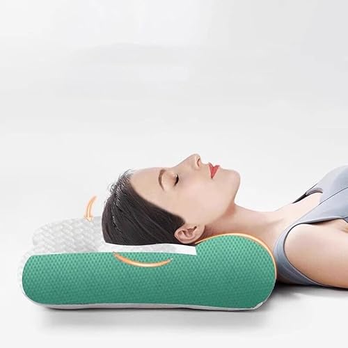 Miniatura 7 de Nimecal - Almohada ergonómica de plumón de ganso, almohada cervical para mejorar el sueño, cómoda almohada cervical de plumón de ganso, almohada