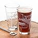 Black Lantern Pint Glass Set of 2 - Premium Ski and Skiing Themed Beer Glass and Everyday Drinking Glasses - 16 Ounce Pint Glass - Craft Beer Enthusiasts - Après-Ski and Cabin Decor (Ski Lift White)