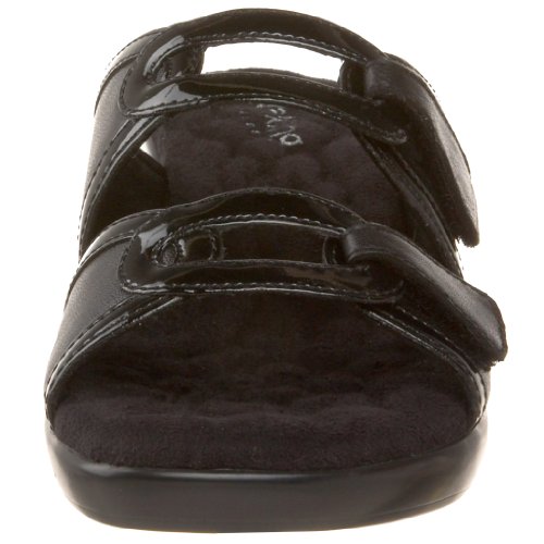 Walking Cradles Women's Ali Slide Sandal,Black Leather/Patent,9 N Us #TOP1
