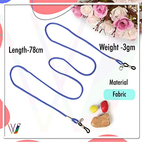 Image of Unisex Spec Holder Hook & Loop Anit Slip Eyewear Lanyard Fabric Strap Chain