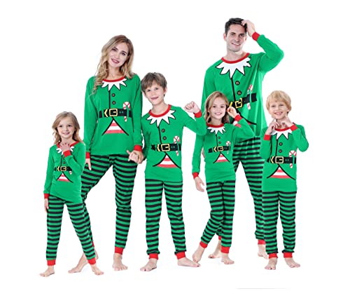 Benaive Matching Family Christmas Pajamas Set Holiday...