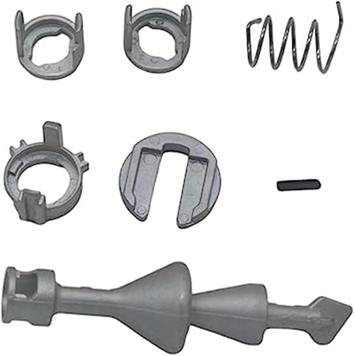 Front Left Right Side Door Lock Cylinder 7PCS Repair Kit for E90 E91 E92 E93 3 Series Car Ignition Switch Lock