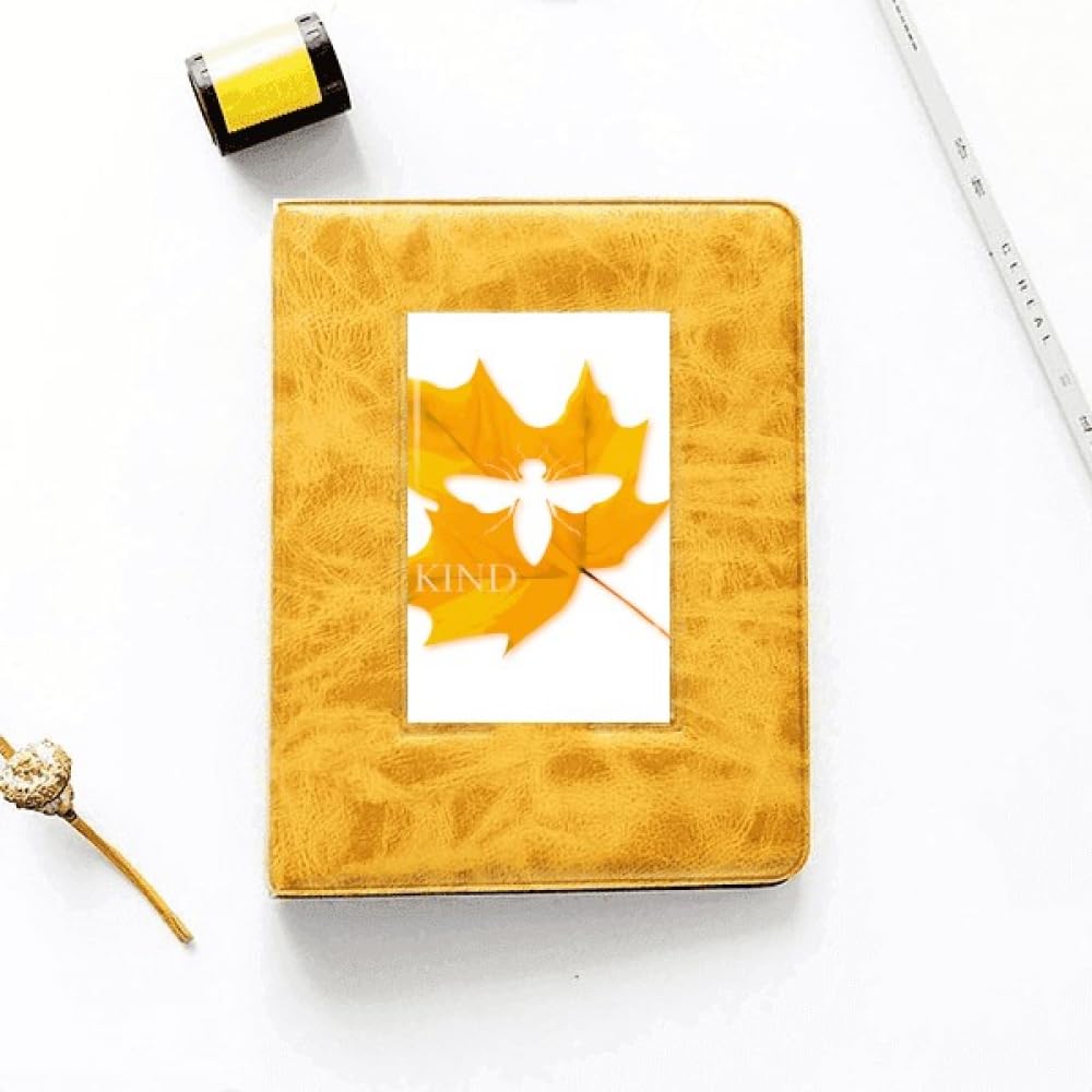 no/no Insect Maple Outline Autumn Photo Album Family Wedding Picture 4x6