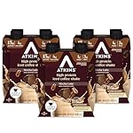 Atkins Mocha Latte Iced Coffee Flavored Protein Shake, High Protein, Low Glycemic, Low Carb and Low Sugar Shakes, Keto-Friendly, 12 Pack