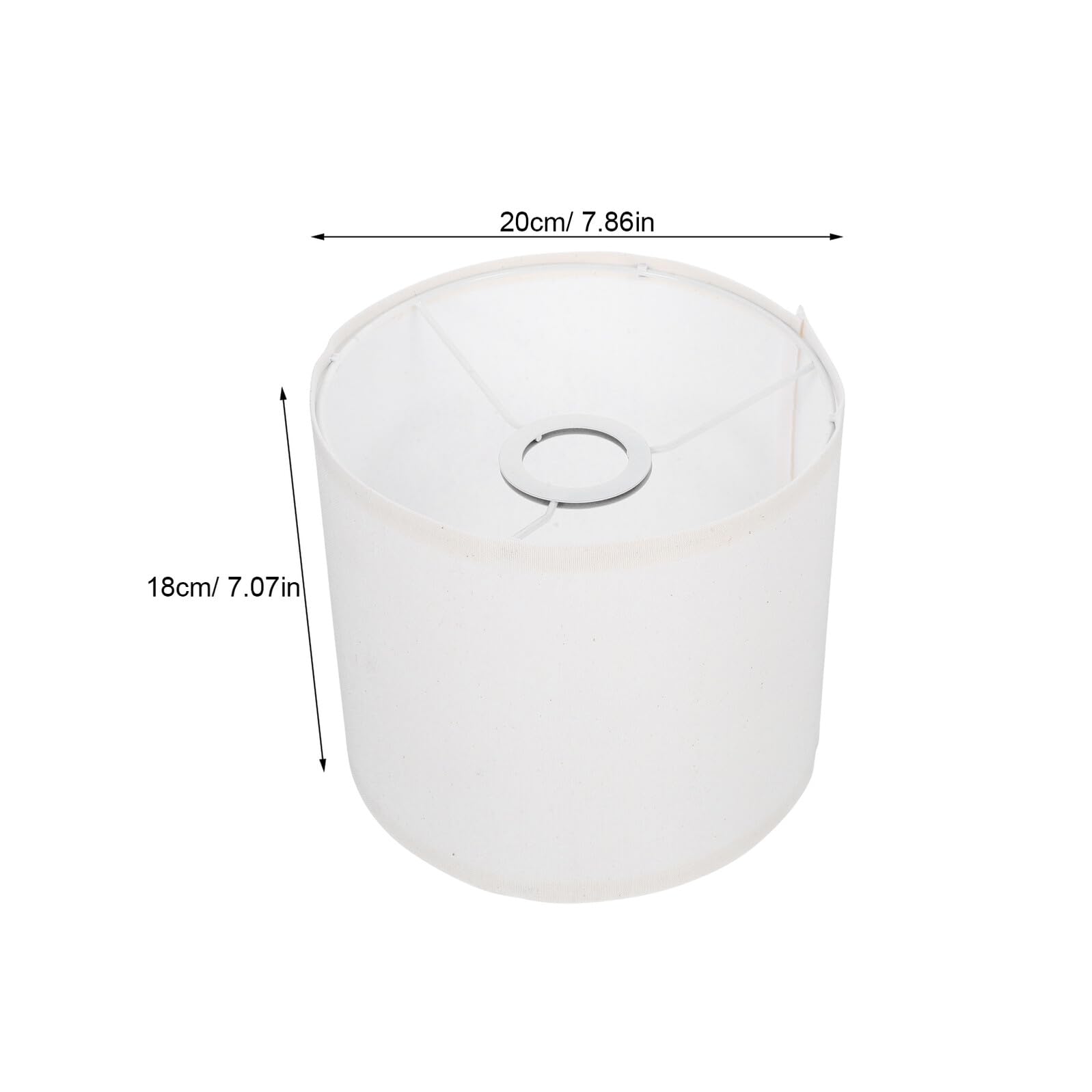 Lin Beige Abat-jour Amovible, Lot de 2 pour Lampe de Table