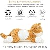 19 inch 3 lbs Cat Weighted Stuffed Animals, Realistic Weighted Cat Stuffed Animal, Sensory Comfort Plush Throw Pillow, Soft Kawaii Kitty Plush Toy Gift for Adults Kids Youth #5