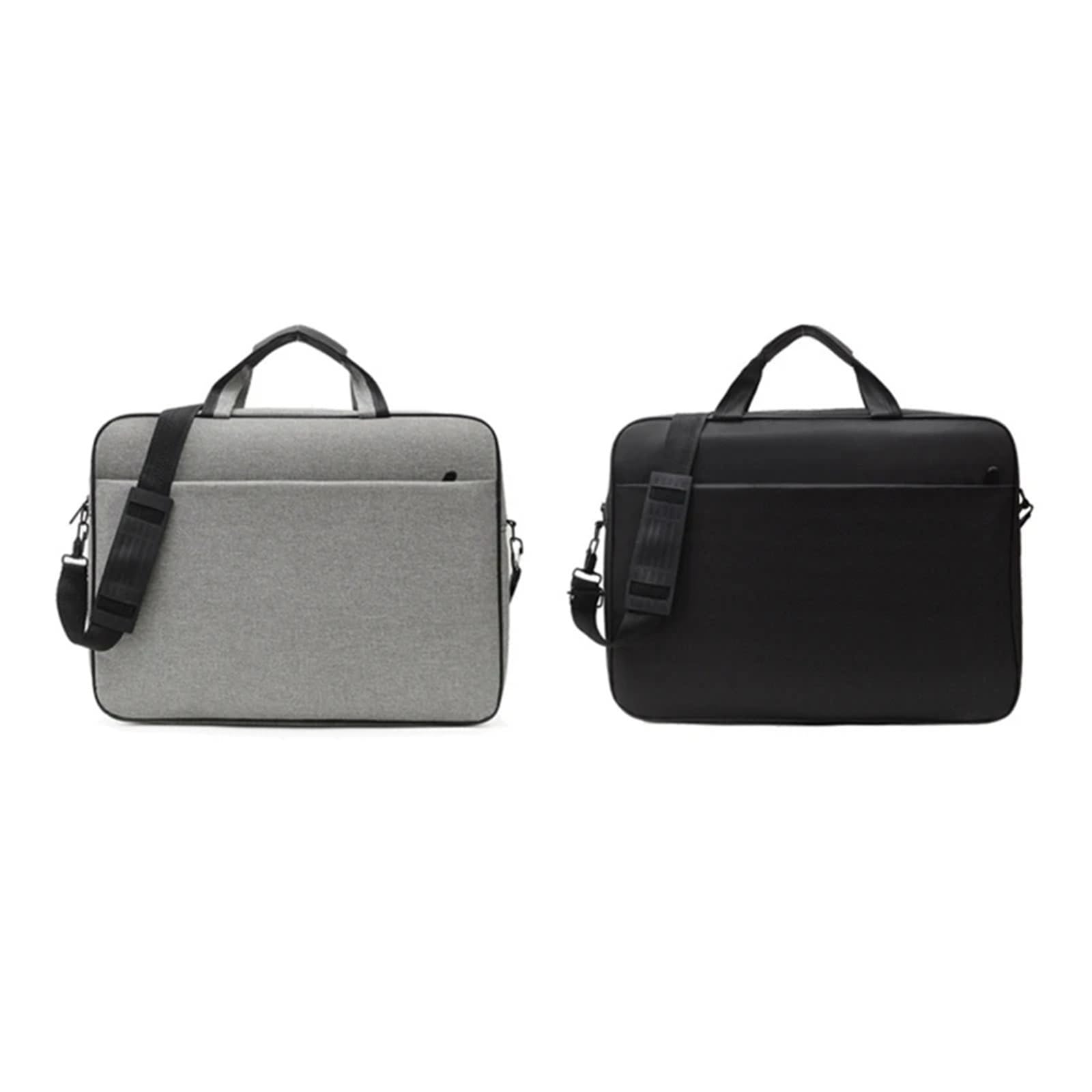 Borsa for laptop 15.6 Notebook antiurto da 17 pollici for custodia for computer a tracolla for valigetta con Stra regolabile per Computer Compatibile(Black 17inch)