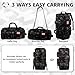 Tactical Gym Bag for Men，50L Large 3 in 1 Sports Duffle Bag with Shoes Compartment for Travel,Water Resistant Travel Backpack Weekender Overnight Bag with Wet Pocket for Women