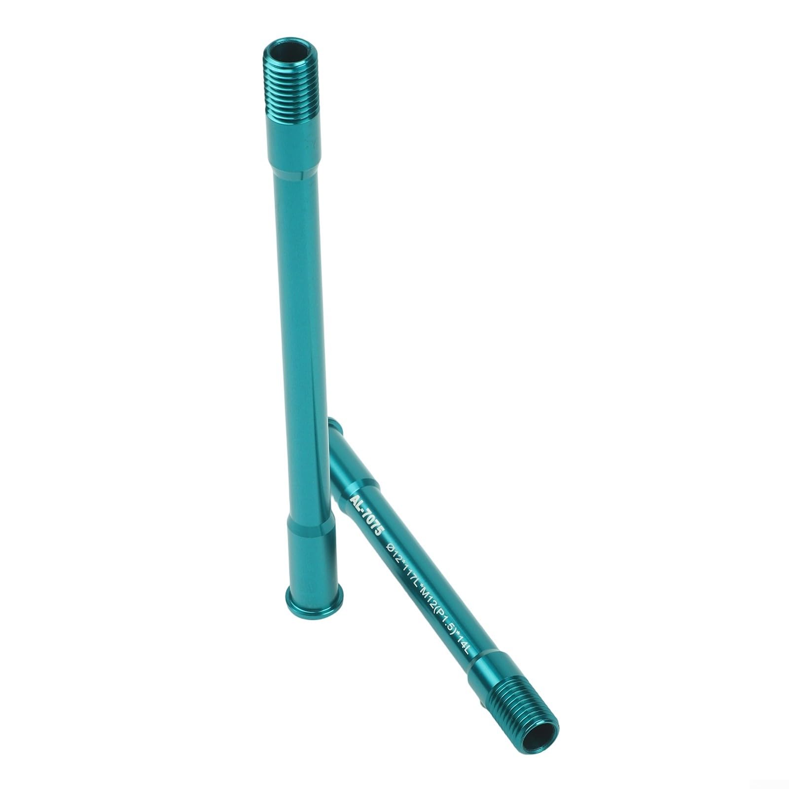 Juego de varillas de eje pasante de ajuste preciso para Giant para Tcr para Propel Revolt Langma y Liv Cycles Hecho de aleación 7075 solo 34 g, peso 12 x 161 mm y 12 x 117 mm, negro (azul)
