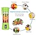 Portable Blender USB Rechargeable, Cordless Mini Personal Blender Juicer Cup, Single Serve Smoothie Blender Fruit Mixer, Small Travel Blender with 110-Watt Base - Shakes, Smoothies, Baby Food