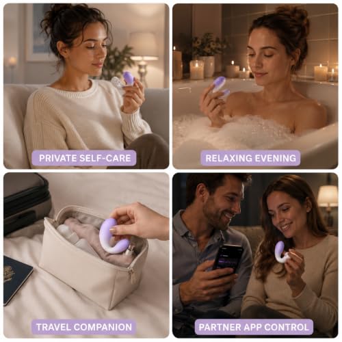 Image of KLEN Massager Machine for Women with App Control and 10 Speed Dual Action