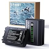llano 2600mAh Aurora NP-FZ100 Battery - Fully Decoded for Sony Camera A7III A7IV A6700 FX3 FX30 A9 A7C A7CII A7RV A7RIII A6600 ZV-E1 ZV-E10II A1,Finger-Tap LED Display,USB-C Fast Rechargeable (2 Pack)