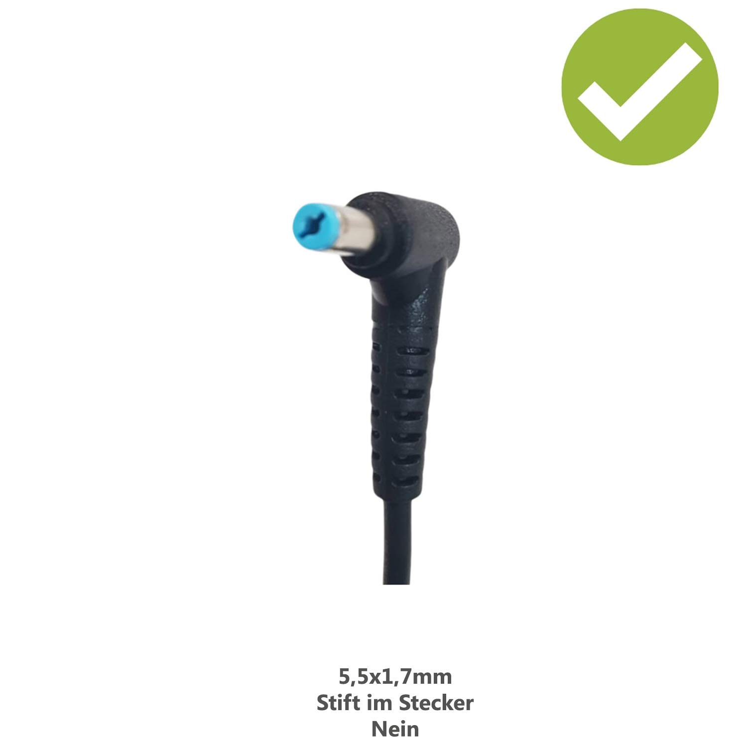 Bloc d'alimentation pour ACER Aspire 8530 8530 G 8920 8920 G 8930 8930 G 8935 8935 G ordinateur portable Chargeur, Adaptateur AC, pièce de rechange compatible avec alimentation secteur (garantie 12 mois, câble d'alimentation EU inclus)