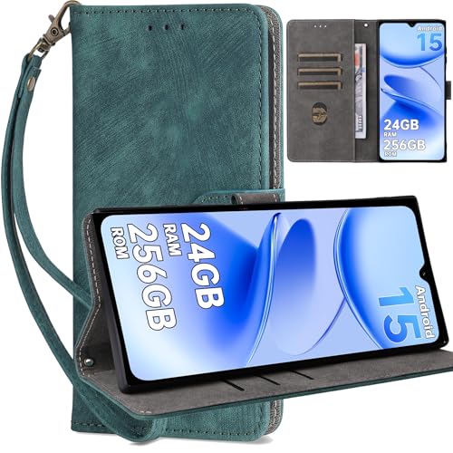 For Oukitel C61/C61 Pro スマホケース手帳型 防汚 おしゃれ Oukitel C61手帳型ケース耐摩耗 Oukitel C61 Pro ケース手帳型 手提げストラップ 手作財布型携帯カバー 手触りが良い 衝撃吸収 ShellChic