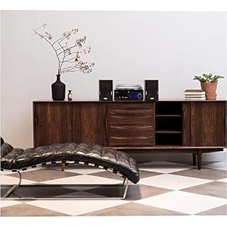 AUNA DS-2 - Chaîne stéréo, Platine Vinyle, Lecteur CD, Récepteur Radio, Entrées USB/SD, Fonction enregistreur MP3… – Image 2