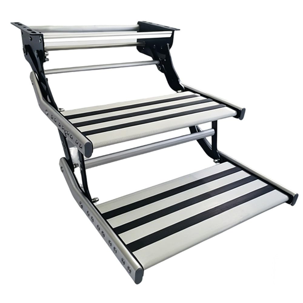 Marchepied pliable pour camping-car : escalier d'entrée stable pour vos voyages en remorque
