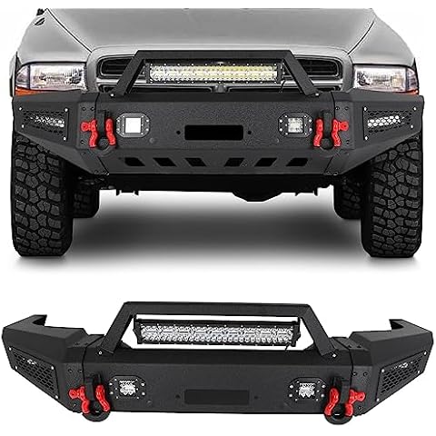 FINDAUTO Heavy Duty Steel Bumper for Dodge Dakota Cover
