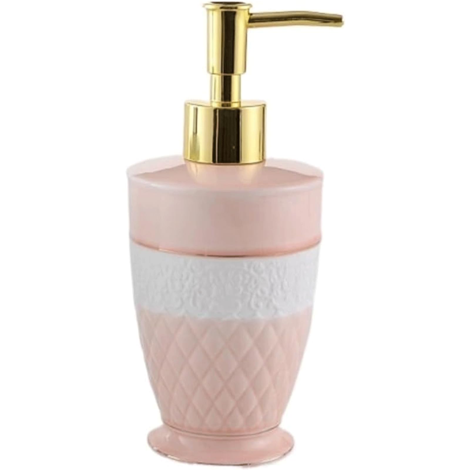 280 ml/9.46 oz Kleine Zeepdispenser voor Badkamer en Keuken Keramische Druk Doseerfles Shampoo Douchegel Fles