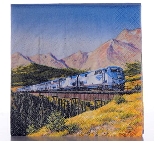 Amtrak Train Party Luncheon Napkins (16 Ct) #TOP2