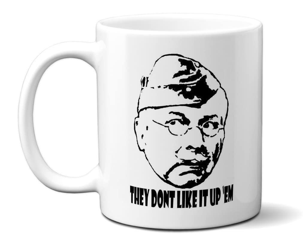 Dads Army - Lance Corporal Jack Jones - They Don't Like it up Them - 11oz Ceramic Mug