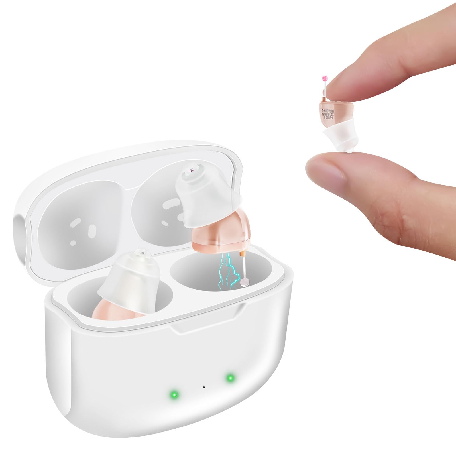 Photo 1 of Not Amplifier True Hearing Aids Invisible 16 Channels Digital Rechargeable Hearing Aids for Seniors With Noise Cancellation with Charging Box