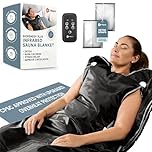 Lifepro BioRemedy Plus Infrared Sauna Blanket –Heated Blanket for Relaxation, Portable Sauna Suit Wrap – Spa-Like Experience at Home with Thermal Wraps –Adjustable Temp (86–158°F) & Time