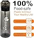 Air Scent Water Bottle with 12 Flavor Pods 650ML Fruit Fragrance Scented Water Cup BPA Free 0% Sugar For Fitness And Outdoor (1 Bottle Black+12 pods in random flavors)
