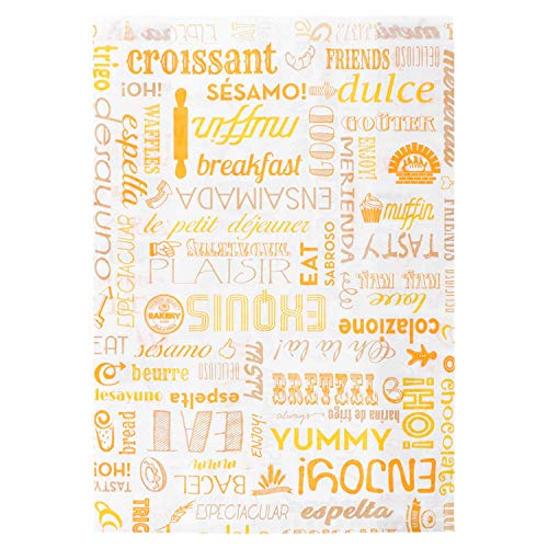 García de pou Sachets Croissants ''Parole'' 32 G/M2 19+8X26 Cm Blanc Cellulose - 500 unités