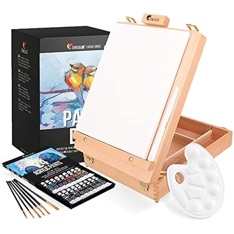 Set de pintura con 34 piezas de Zenacolor Cover