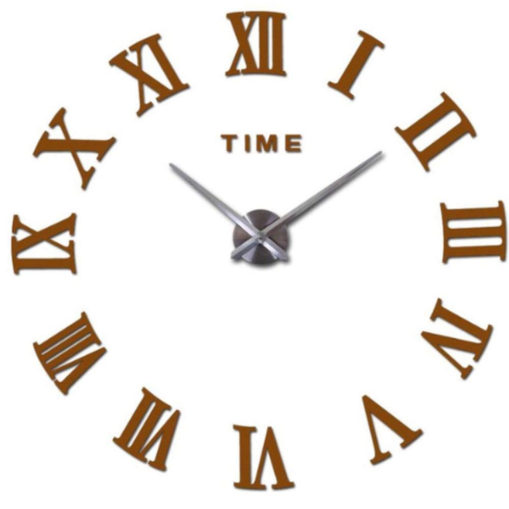 Horloge murale grand miroir pour habiller un grand mur vide de salon 37"