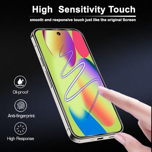Image of Premium Tempered Glass Screen Protector Guard For Google Pixel 10 5G / 10 Pro 5G (6.3 Inch, Pack of 1) | Edge to Edge Coverage With Easy to installation kit